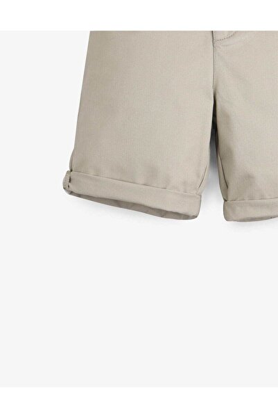 Gingersnaps Solid Button-Front Shorts