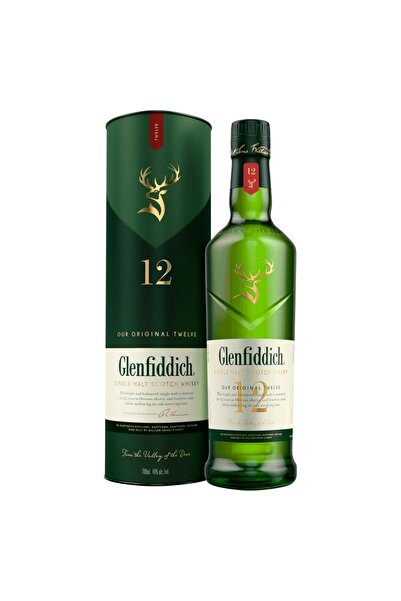 Glenfiddich Whiskey 12 YO, Single Malt 40%, 0.7l