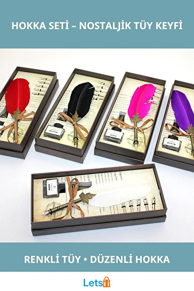 Letsii مجموعة دفتر ملاحظات نوستالجيك الملونة بريشة ملونة