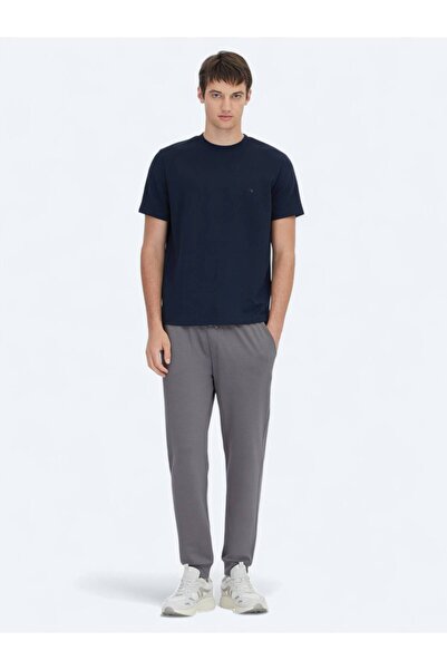 Kip Μπλουζάκι Μπλέ Σκούρο Λείο με Στρογγυλή Λαιμόκοψη