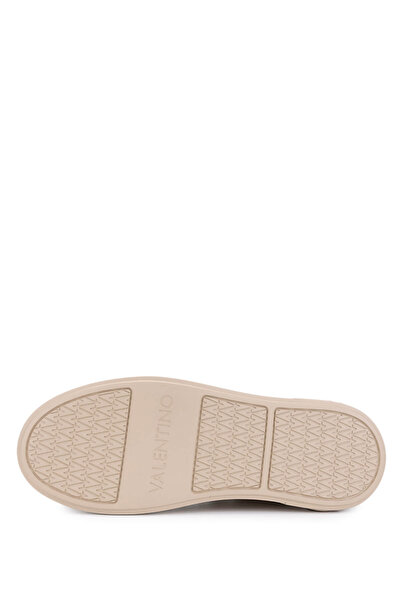 Mario Valentino Men's Leather & Textile Off-White Sneakers & Sports Shoes