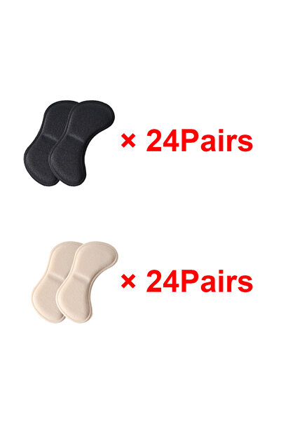 Choice 24black 24beige 4 Pairs/8 Pairs Heel Insoles Pads Patch Pain Relief Anti-wear Cushion Feet Care Heel
