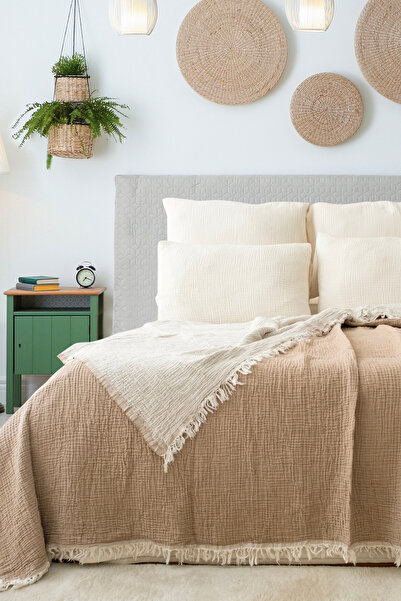 Dokubba - Single Muslin Pike - Muslin Bedspread - (180X230 cm)