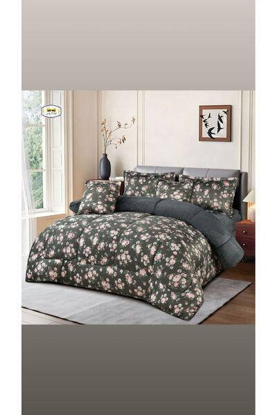 Moon Double bedspread, plain and patterned, for a warm and elegant winter.