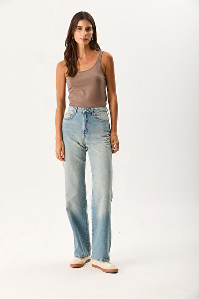 VENA Women's Marci Slim Fit Tank Top - Mink