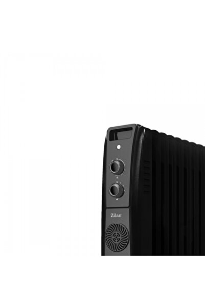 Zilan Electric oil heater, adjustable thermostat, power 2500W, 11 elements, black / ZLN 1963