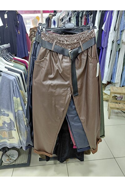 Tuana Otantik Havuç Kesim İtalyan Deri Pantolon