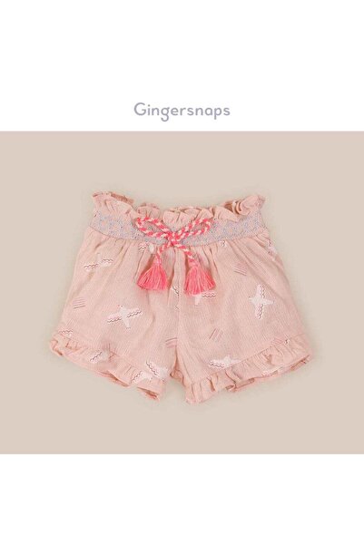 Gingersnaps Girls Printed Drawstring Shorts