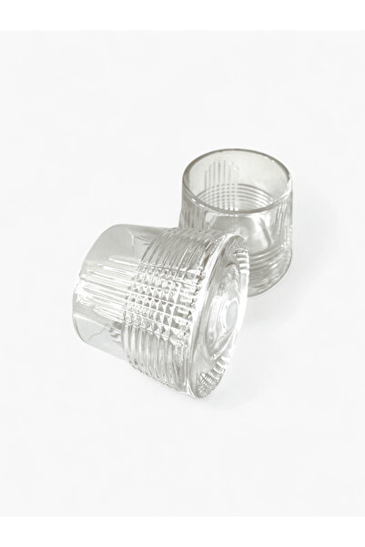 Storelisk Set of 6 glass glasses with rotating base for spirits or cocktails, 170ml