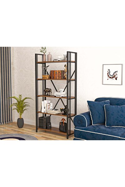 Storish Berve Telli Kitaplık Ceviz