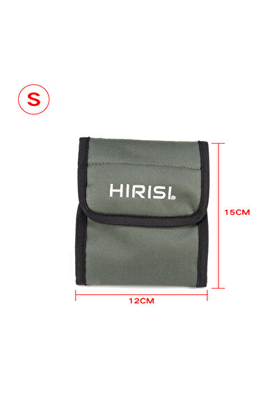 HIRISI حقيبة أدوات صيد السمك S حقيبة تخزين ملحقات أدوات صيد سمك الشبوط ومحفظة...