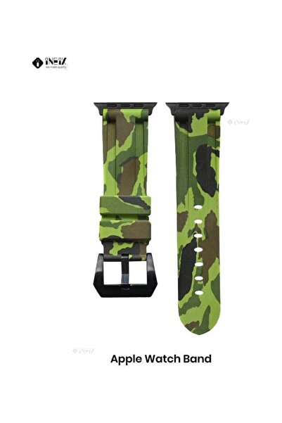 ineix سوار بديل لساعة Apple Watch مقاس 42 مم، 44 مم مموه