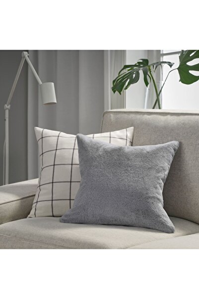 IKEA Throw Pillow Cover, Gray, 48X48 Cm. Inner Cushion Sold Separately. Suitable for 50X50 cm Inner Cushion.