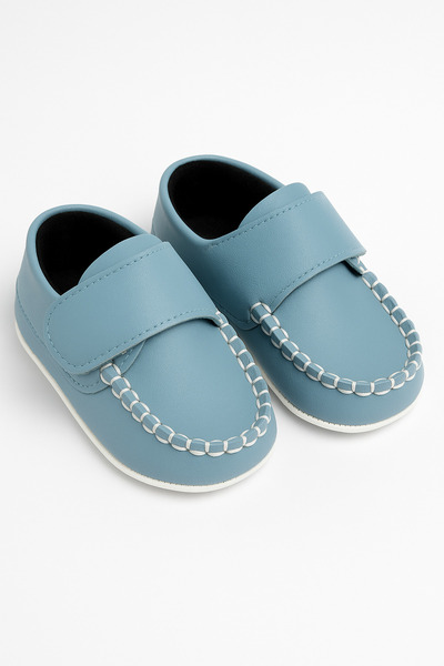 pufien Baby Moksin Shoes – Leather-Look Comfortable Design – Suitable for First Steps and Daily Use