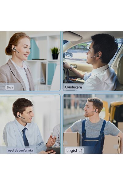 New Bee M51 Bluetooth Headset, 60-hour Battery, Charging Case, Bluetooth 5.2, Multipoint by New Bee