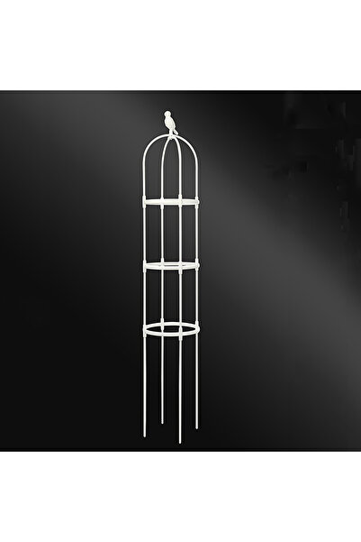 Choice1 مجموعة واحدة من دعامات نباتات التسلق البيضاء المكونة من طابقين، مناسب...