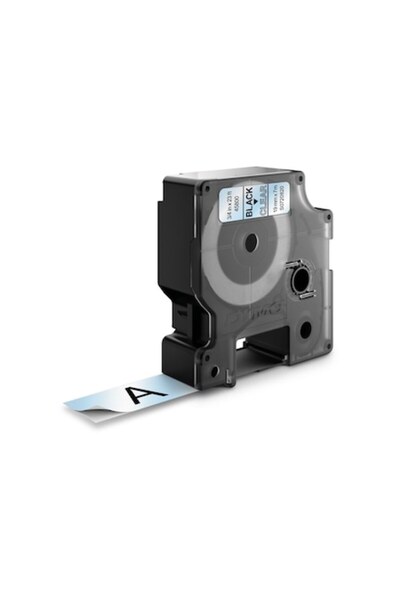 Dymo DY45800 LabelManager D1, 19 мм x 7 м, черен/прозрачен