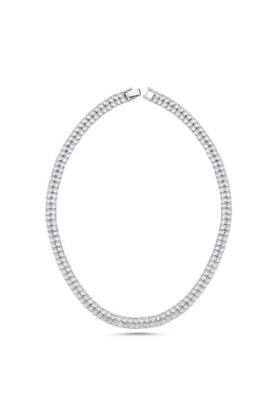 Merano Design 4mm Çift Sıra Su Yolu Kolye