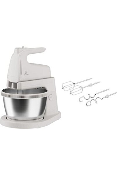 Electrolux Mixer cu bol ESM4W, 500 W, 5 viteze + Turbo, bol rotativ din oțel ...