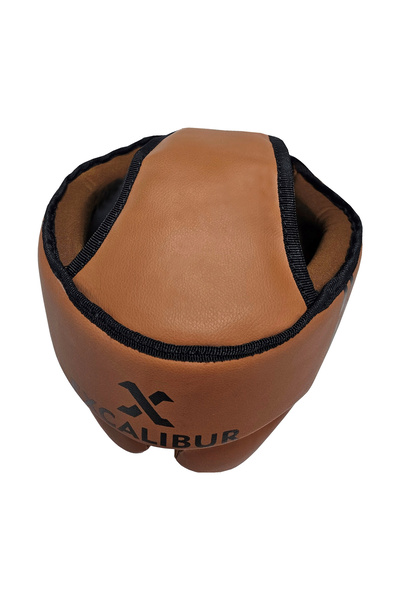 Excalibur Classic Boxing Training Helmet Tan L