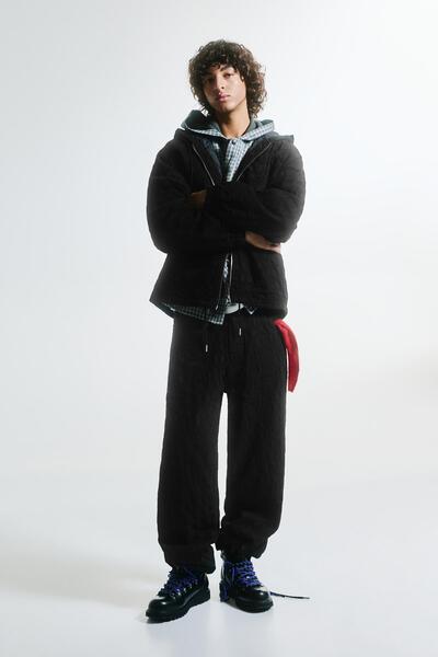 Pull & Bear Jakarlı relaxed fit baggy jean