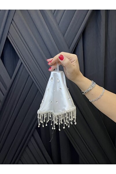 ecrin tuhafiye hobi Otantik Gelin Mendili, Halay Arnavut Mendili Taşlı