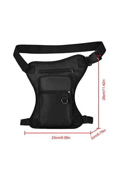 APWIKOGER حقيبة جانبية للساق للدراجة النارية من طراز B، حقيبة سفر مقاومة للما...