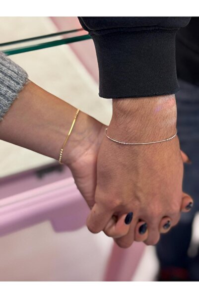 İncikcincik İnce Bileklik - 925 Ayar Gümüş