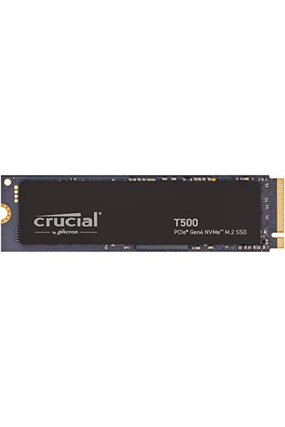 Crucial SSD T500 1TB PCIe Gen4 NVMe M.2 (CT1000T500SSD8) - Negru