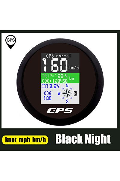 Choice1 عداد سرعة GPS مقاس 85 مم مع هوائي GPS للقوارب والسيارات واليخوت، شاشة...