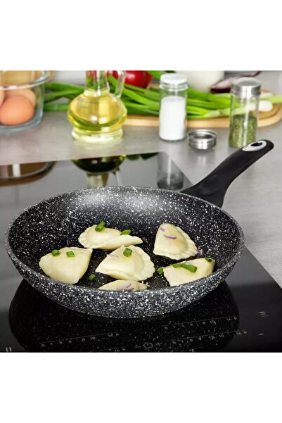 Klausberg Алуминиев тиган, мраморен, сив, 22 см