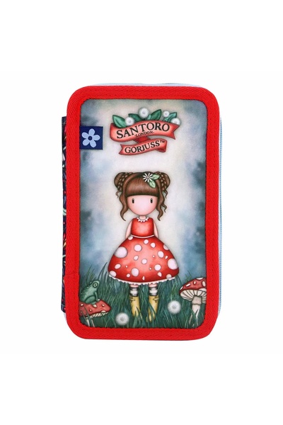 Santoro Gorjuss Penar Gorjusss Little Mushroom 607350, 3 compartimente, echipat