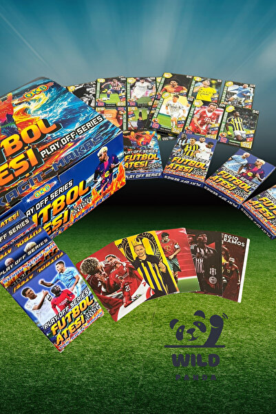 wildpanda بطاقات لعبة كرة القدم من سلسلة Play Off، مجموعة بطاقات تذكارية رياض...