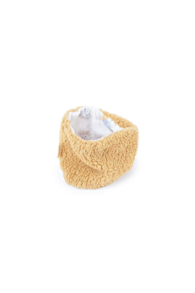 MİLNA BABY&KİDS Double Layer Winter Plush Children's Neck Collar 100% Cotton Inside Muslin 4 Colors