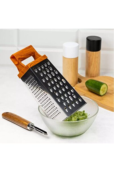 Kinghoff Универсално ръчно ренде с 4 страни,