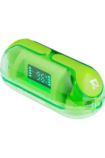 Defender Căști wireless Twins 916, verzi, Bluetooth 5.0, autonomie baterie 4h