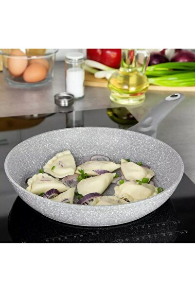 Klausberg Алуминиев тиган, мраморен, сив, 26 см,