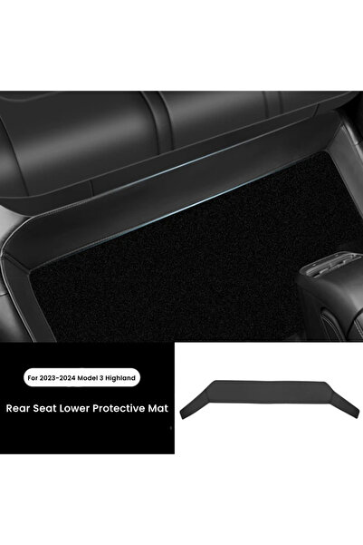 Choice سجادة حماية سفلية للمقعد الخلفي لسيارة تسلا موديل 3 موديل 23-24 من زوي...