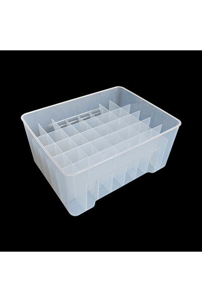 Choice صندوق أدوات صيد بلاستيكي جديد أبيض اللون، 40 شبكة، صندوق مبطن، صندوق ت...