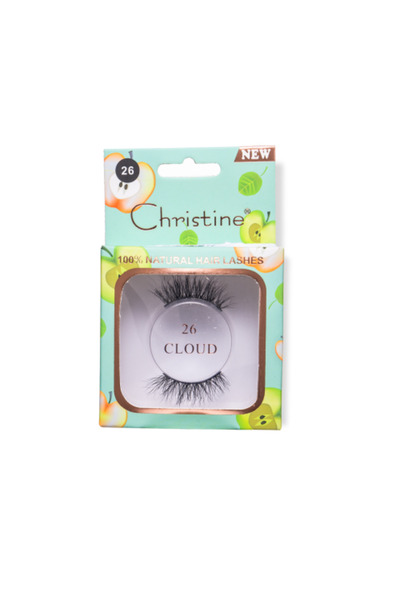 Christine رموش كريستين الطبيعية الصناعية رقم 26 CH-E 2115