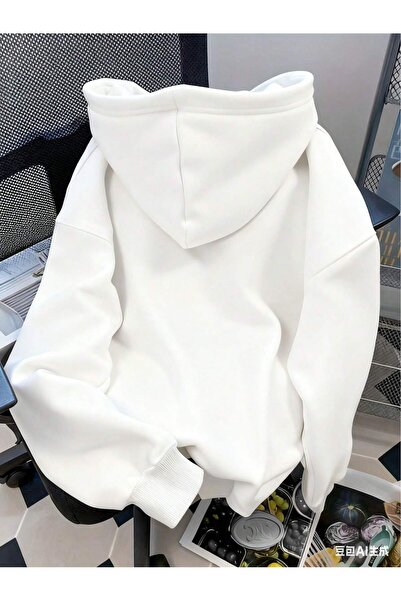 Flaubert Women's Printed 2-Ply Thick Fabric Sweatshirt Oversize