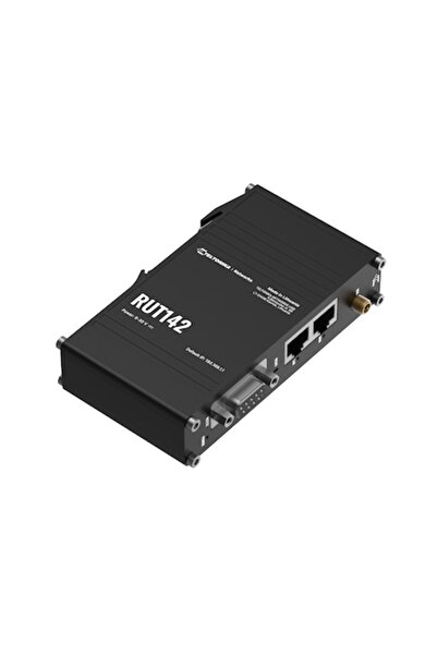 Teltonika Βιομηχανικός δρομολογητής RUT142, WiFi 4, RS232, 2x RJ45 100Mb/s, IP30