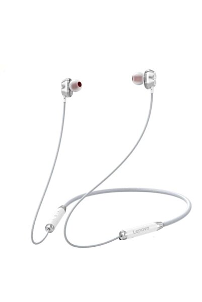 LENOVO Căști wireless HE08 Bluetooth 5.0, albe, sunet HD, rezistente la apă, ...