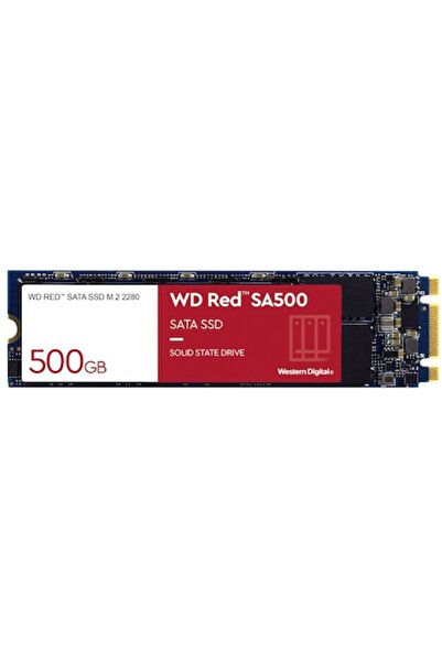 WD Κόκκινος δίσκος NAS SA500 SSD 500GB SATA III M.2