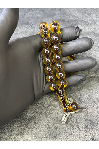 Mos Tespih Large Size High End Clamping Amber Prayer Beads