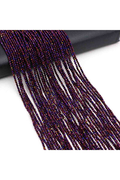 Choice8 2mm zihong 2mm Natural Stone Small Round Beads Mix Color Faceted Loos...