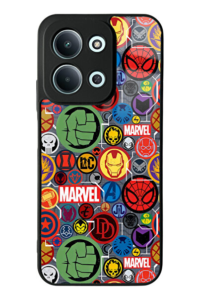 Spoyi Xiaomi Redmi 15C 4g Compatiblemarvel Face Design Glossy Phone Case
