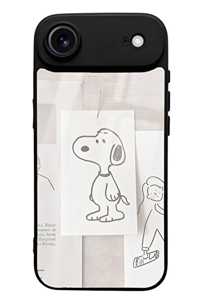 Spoyi iPhone 17 Air Snoppy Design Glossy Phone Case