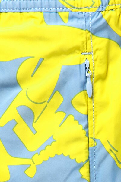 Jott Men's yellow and blue swimwear Biarritz Multicamo