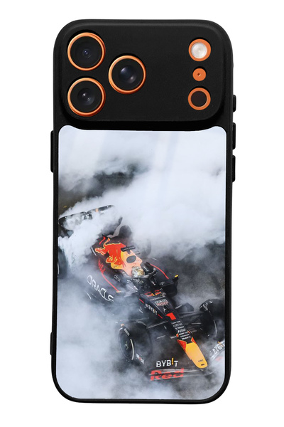 Spoyi iPhone 17 Pro Max Formula 1 Design Glossy Phone Case